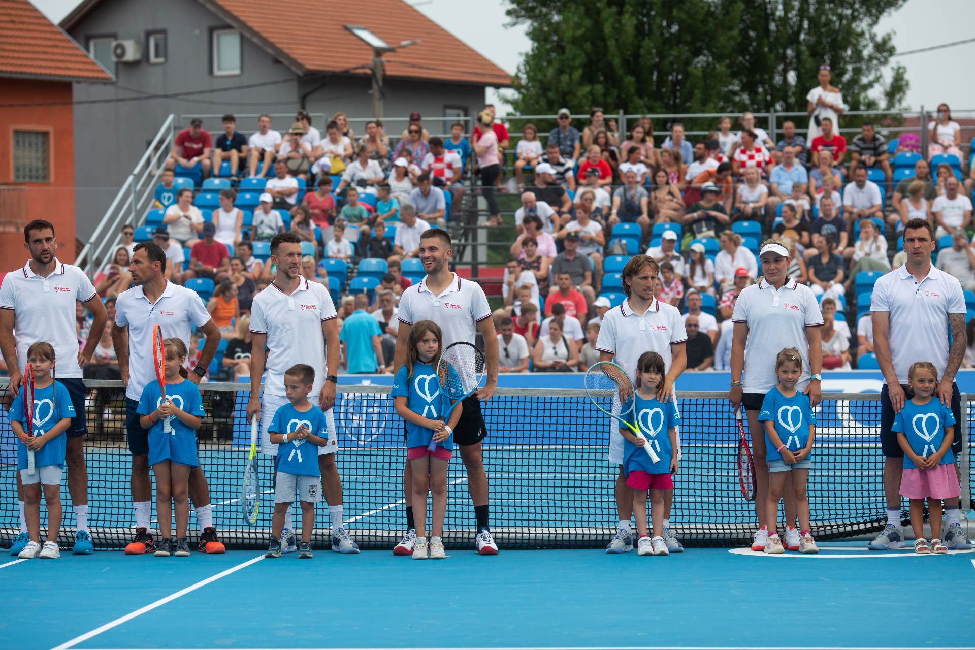 Sportska elita u Petrinji: Marin Čilić i Luka Modrić pobijedili na turniru