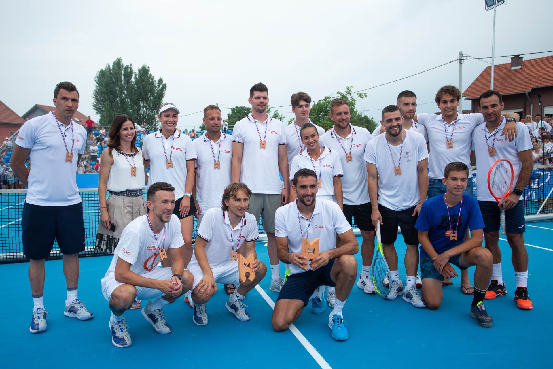 Sportska elita u Petrinji: Marin Čilić i Luka Modrić pobijedili na turniru