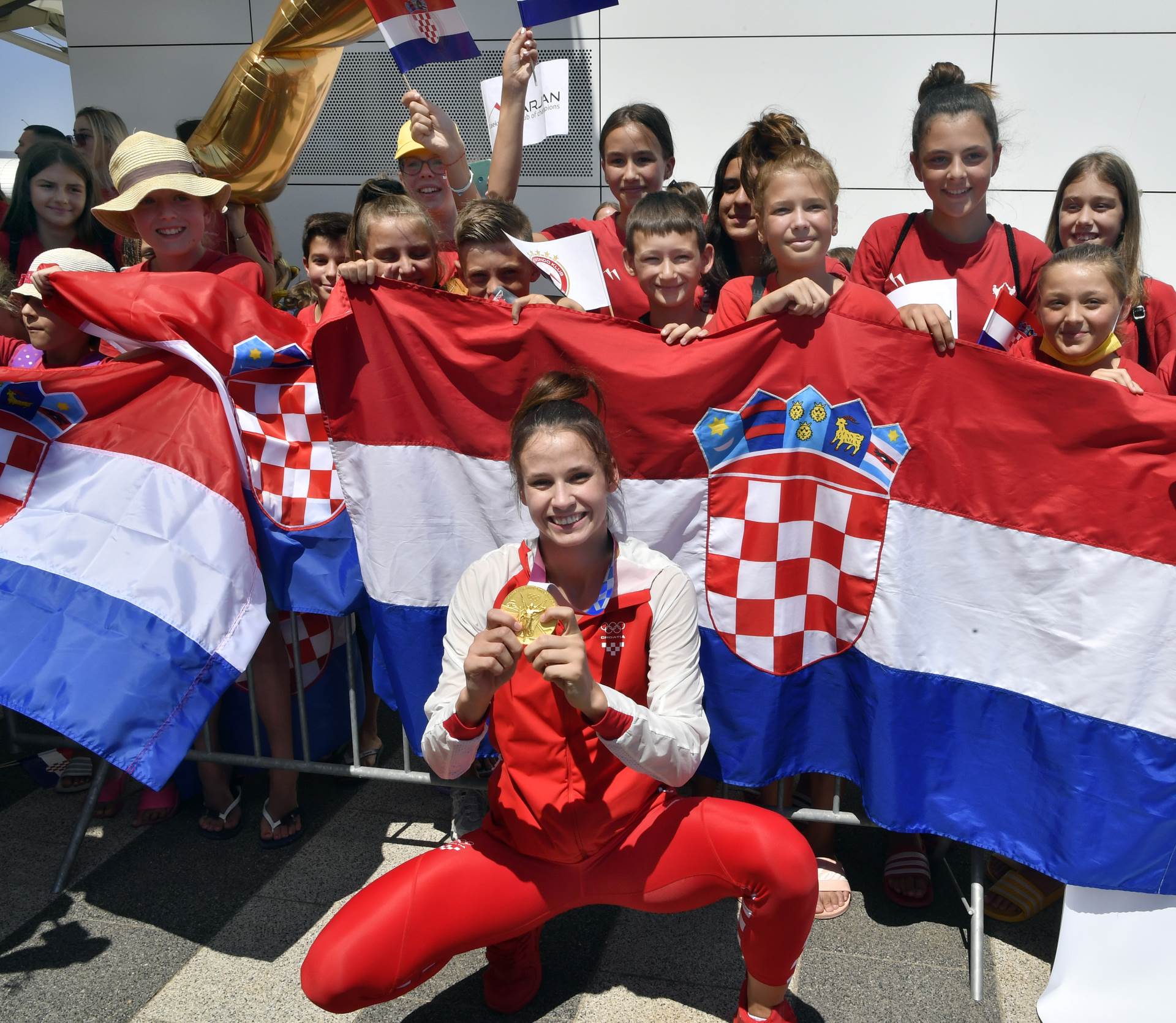 Doček Matee Jelić i Tonija Kanaeta
