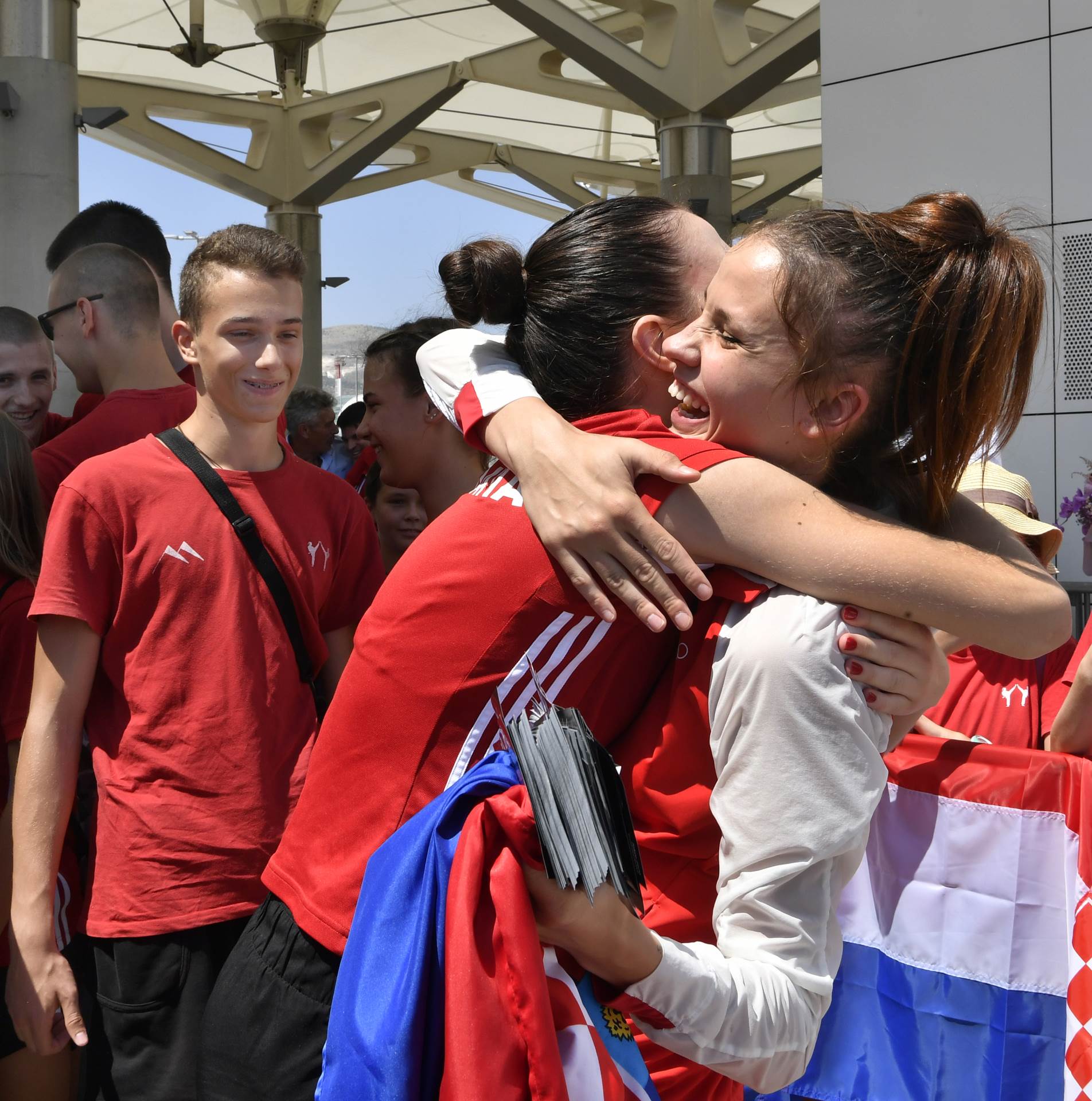Doček Matee Jelić i Tonija Kanaeta