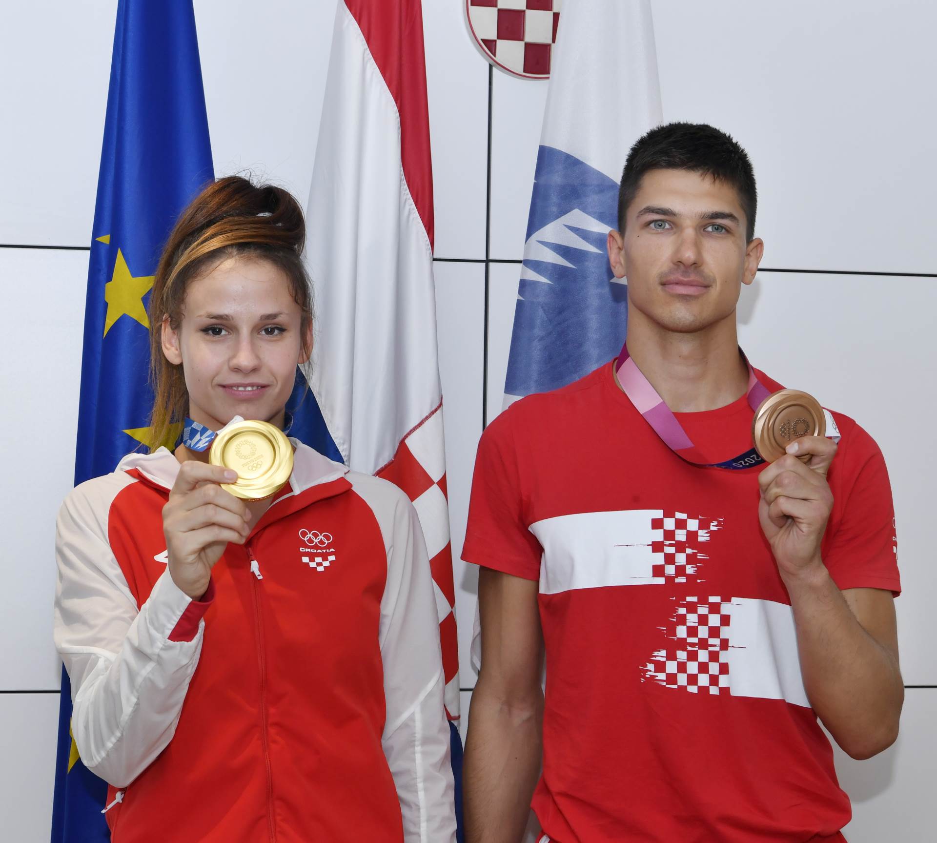 Doček Matee Jelić i Tonija Kanaeta