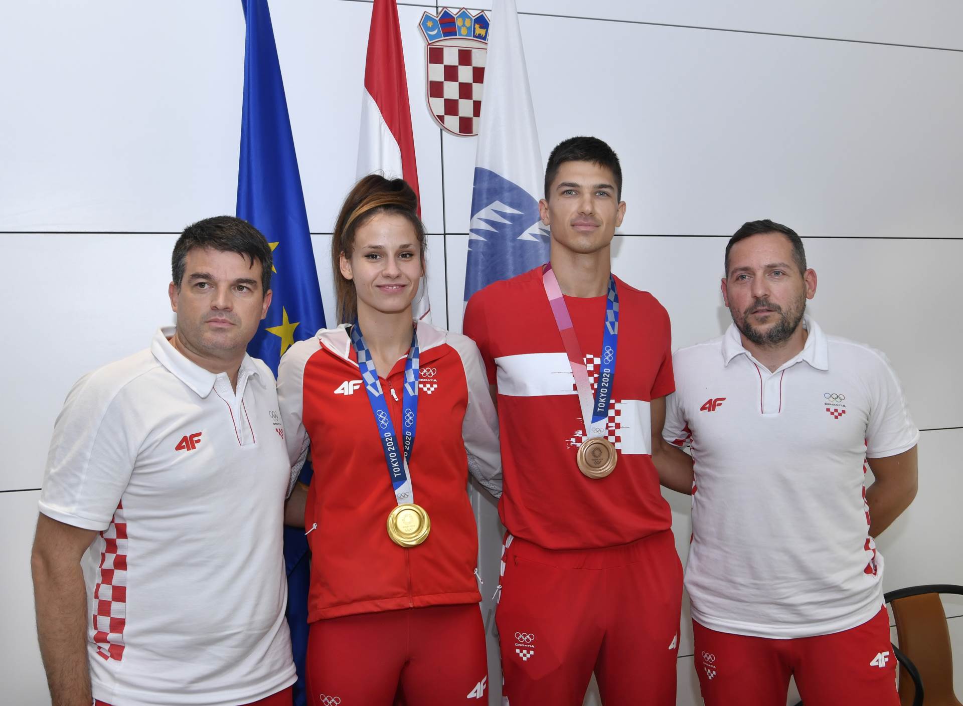 Doček Matee Jelić i Tonija Kanaeta