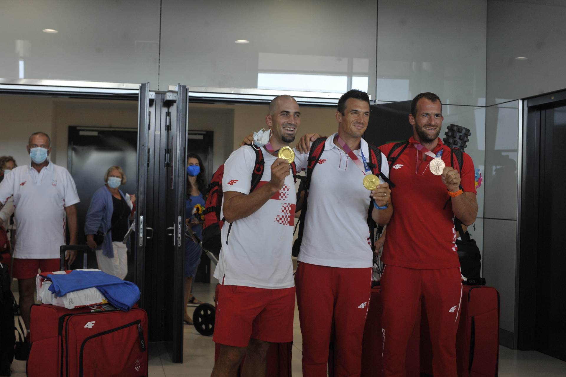 Doček Sinkovića i Damira Martina
