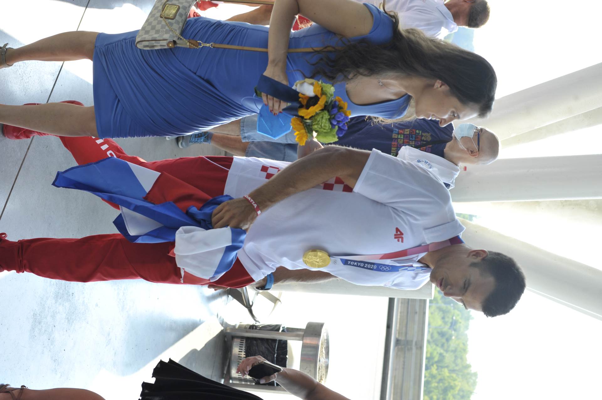 Doček Sinkovića i Damira Martina