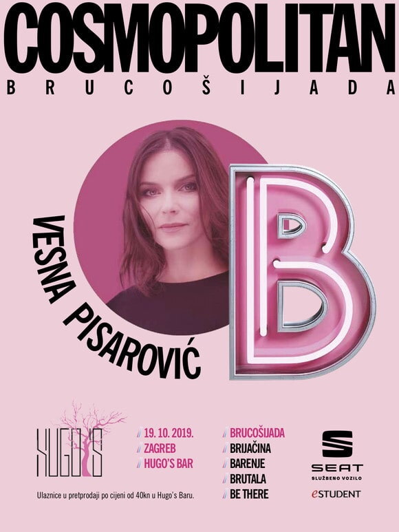 Brojimo sitno do partyja sezone - Cosmo brucošijade s Vesnom Pisarović