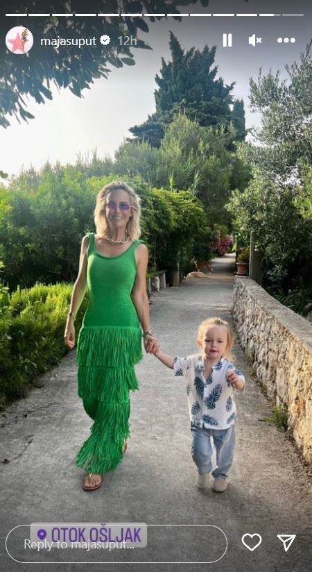 Bloom Tatarinov i Maja Šuput na otoku