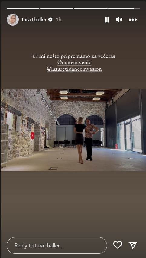 Tara Thaller o vezi s Mateom Cvenićem