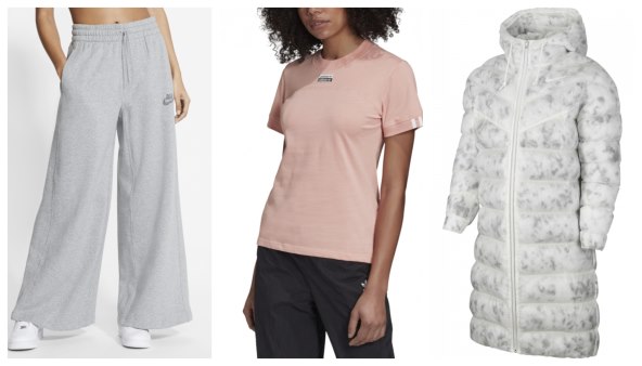 Nike Sportwear ženske hlače, the athlete's foot, 349,97 kn; adidas TEE, ženska majica, the athlete's foot, 153,97 kn; Nike Sportwear ženska jakna, the athlete's foot, 1385 kn