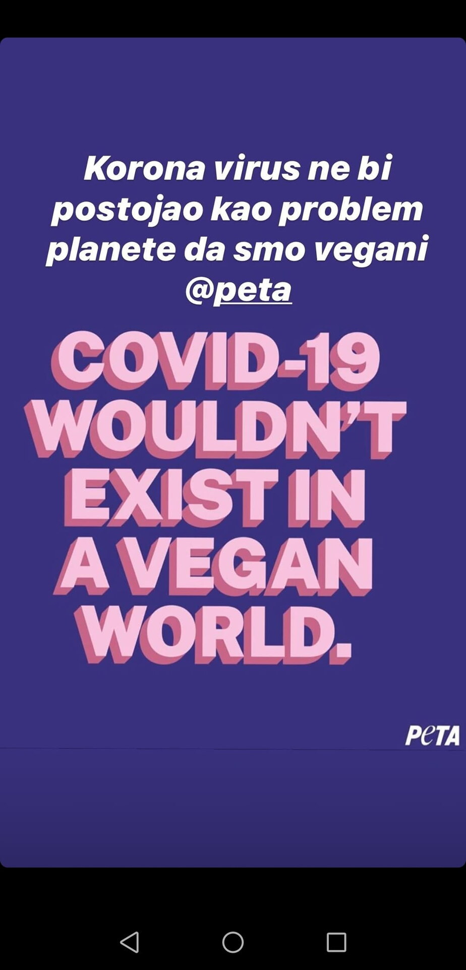 Karleuša poručila: 'Koronavirus ne bi bio problem planete da smo vegani'