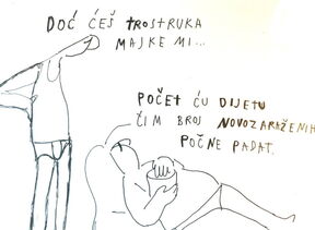 Ovih tjedana uživamo u 'karantenskim' ilustracijama Tisje Kljaković