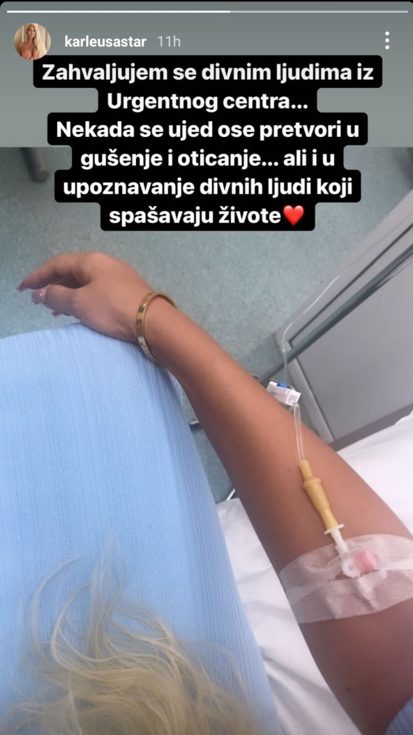 SPAŠAVALI JOJ ŽIVOT Jelena Karleuša zbog gušenja završila na Hitnoj