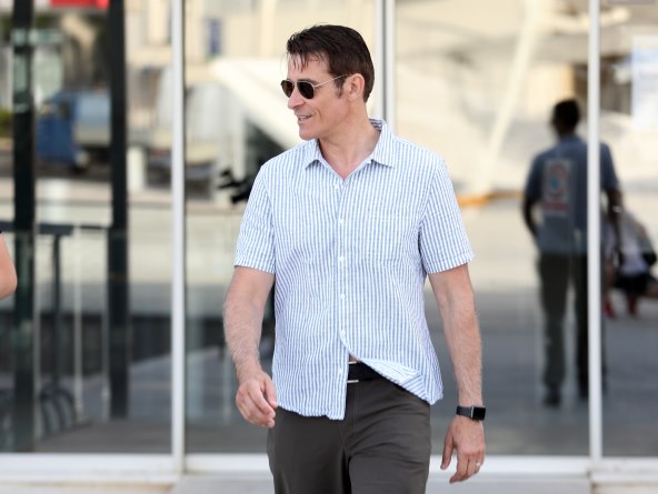 Goran Višnjić stigao u Šibenik, društvo mu pravio sin Vigo
