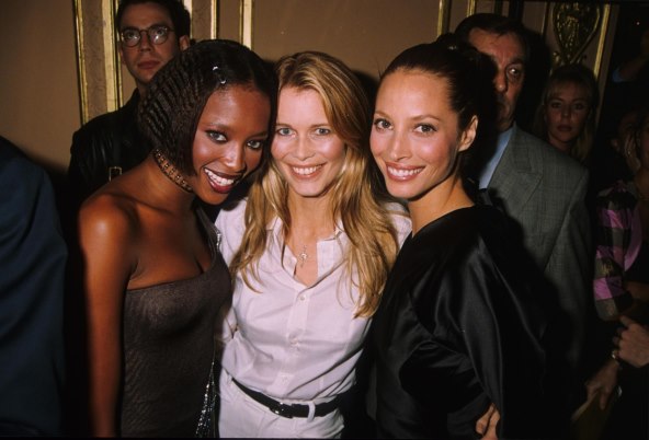 Claudia Schiffer i Naomi Campbell
