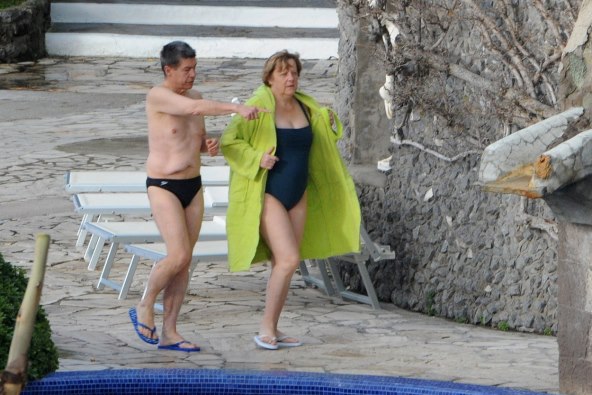 Angela Merkel i Joachim Sauer
