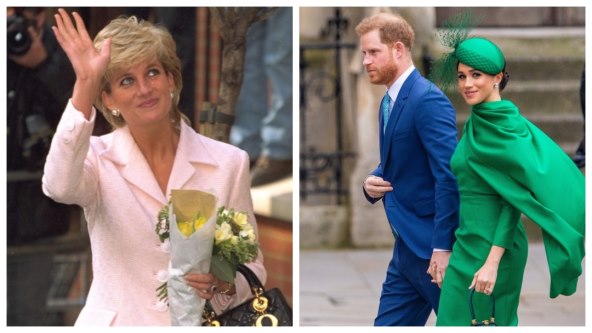 princeza Diana, princ Harry i Meghan markle