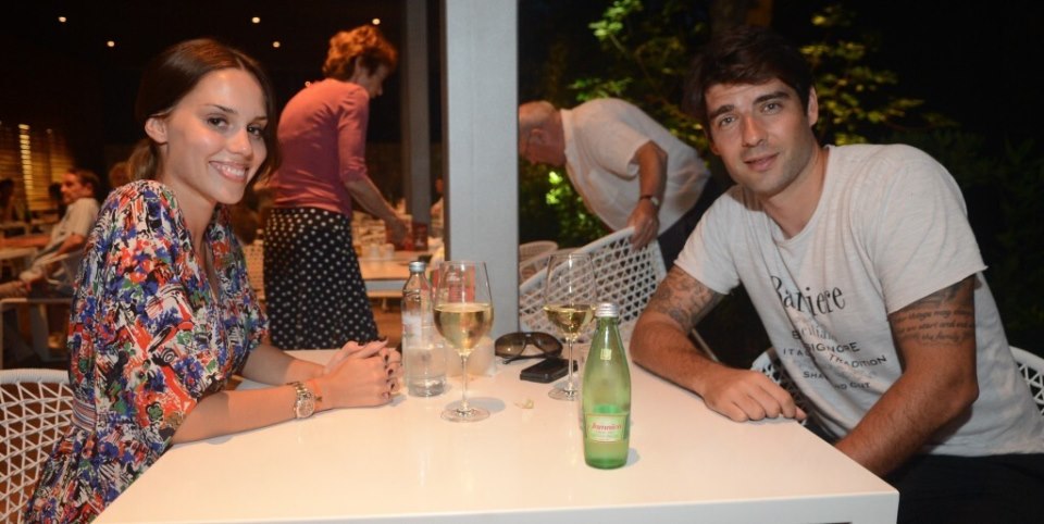 Vedran Ćorluka i Franka Batelić