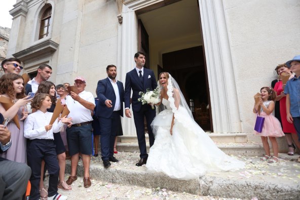Vedran Ćorluka, Franka Batelić