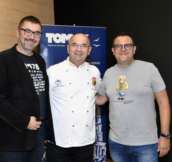 Siniša Koceić, sommelier i chefovi Zlatko Marinović Noštromo i Dane Tahirović