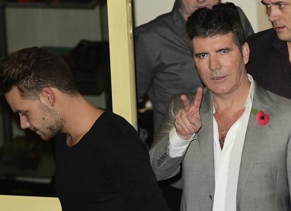 Liam Payne i Simon Cowell