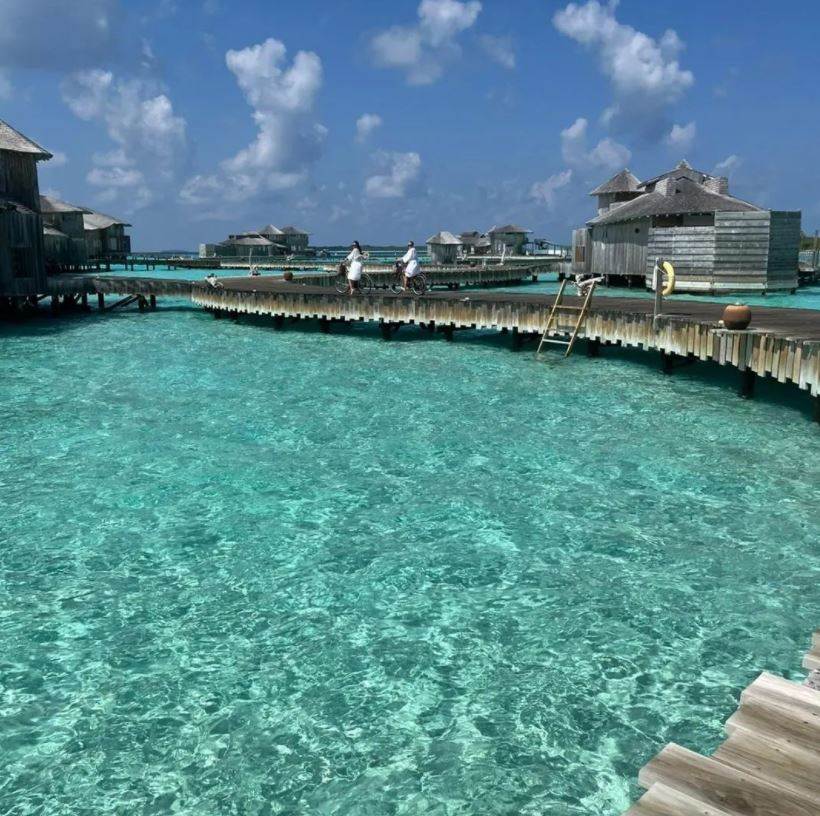 Obiteljski odmor Gorana Ivaniševića i Nives Ivanišević na Maldivima
