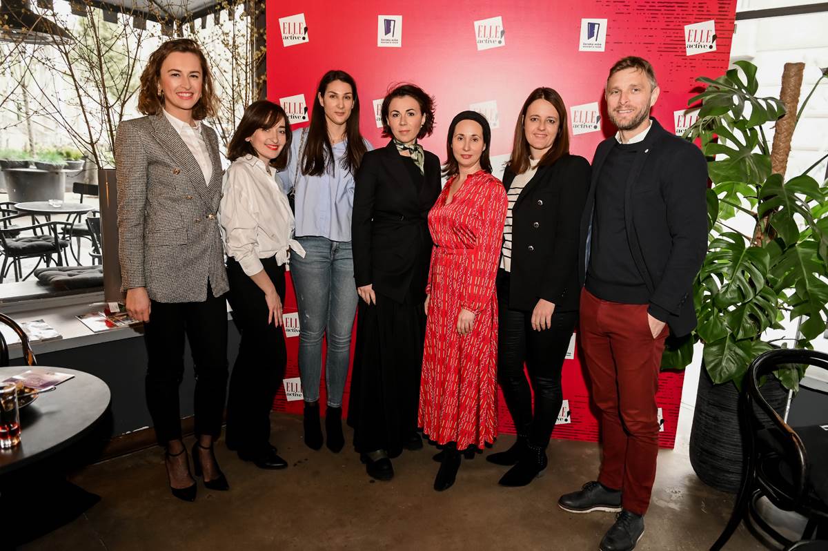 Tim iz Adria Medije Zagreb, izdavačke kuće koja izdaje magazin Elle: Marina Živković, Kristina Stakor, Martina Šimunović, Ivana Krajinović, Anita Naprta, Danijela Petrov i Branimir Ceboci