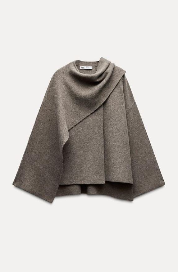 SHORT CAPE COAT/ ZARA/ 49.95 EUR