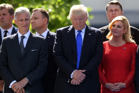 kolinda grabar kitarović, donald trump