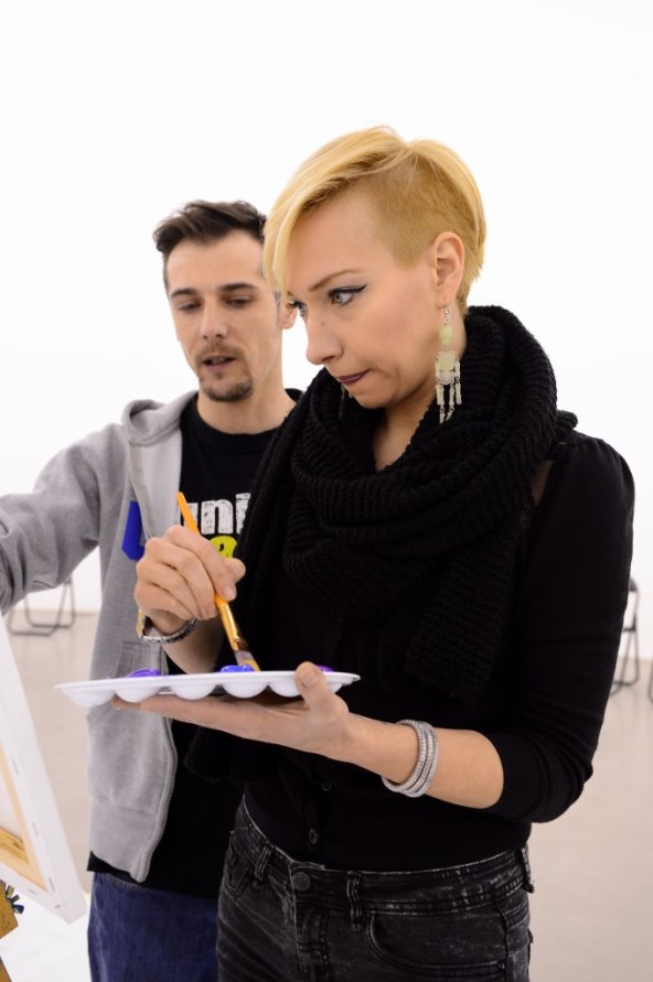 Sanja Doležal učila slikati s humanitarnim ciljem 