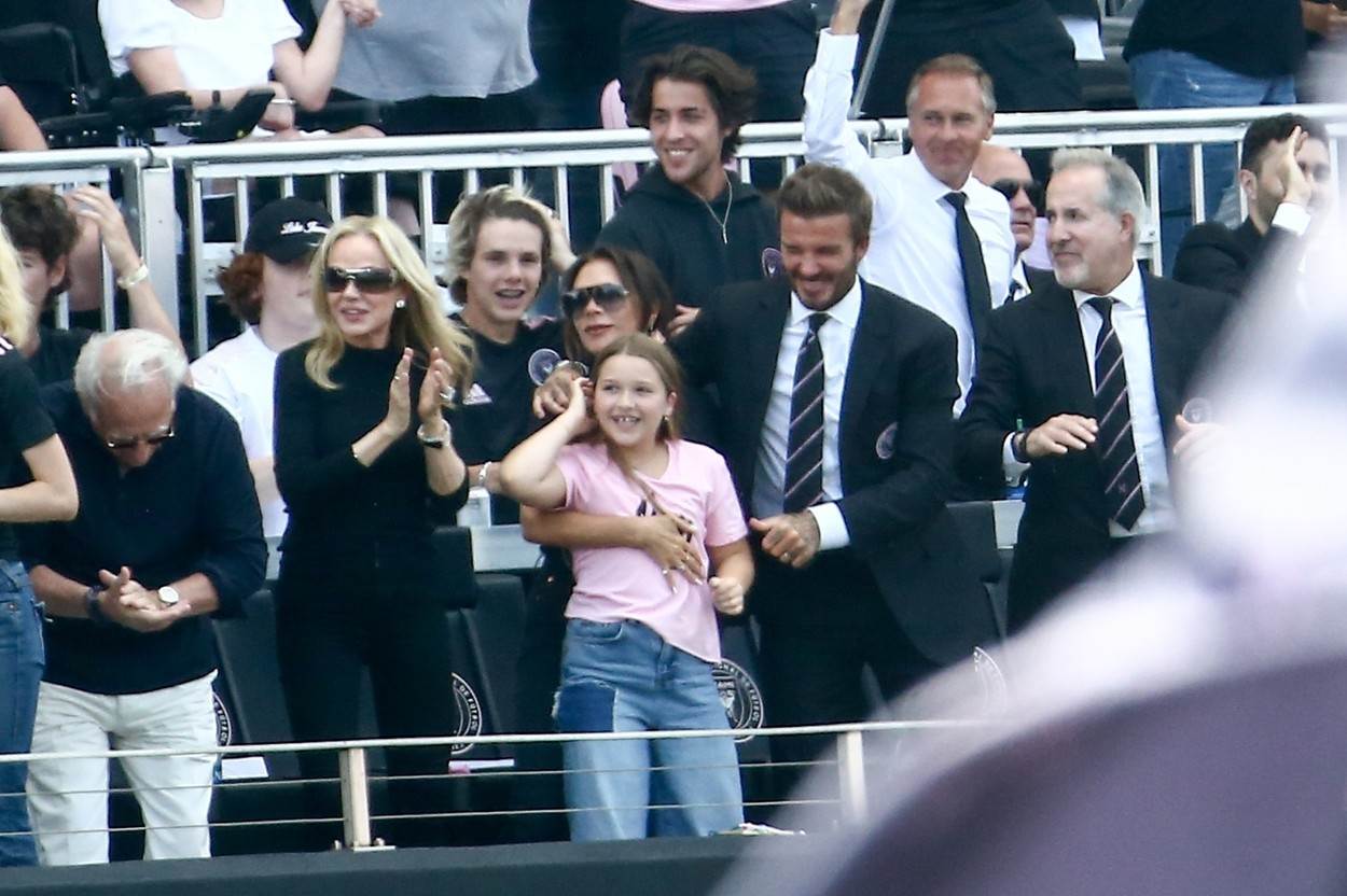 Harper Beckham s roditeljima