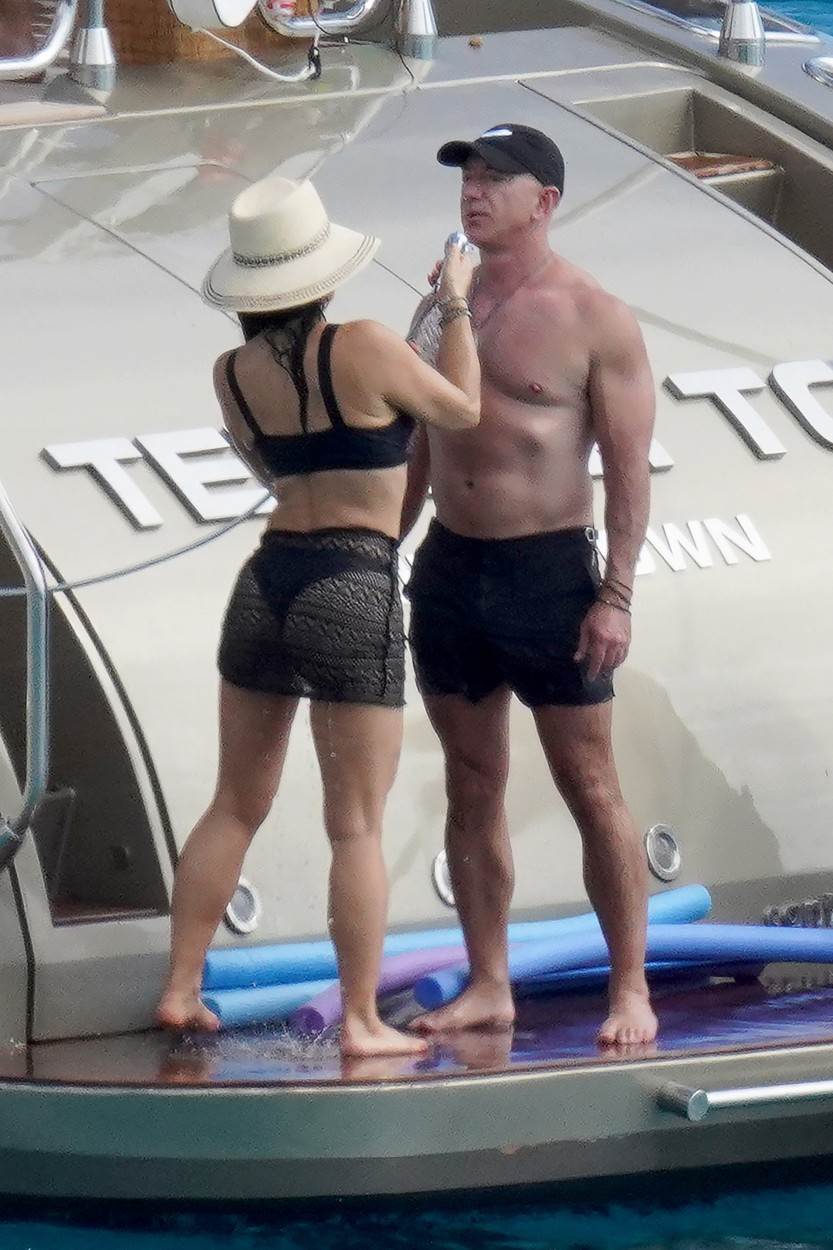 Lauren Sanchez i Jeff Bezos