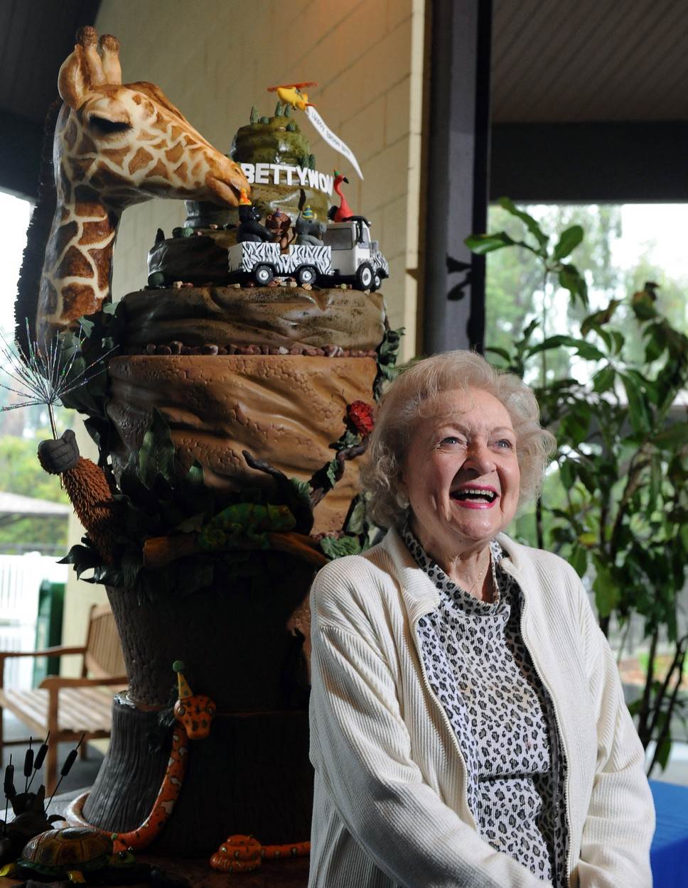 Betty White je obožavala životinje i njezina torta za 90. rođendan je bila posebna.