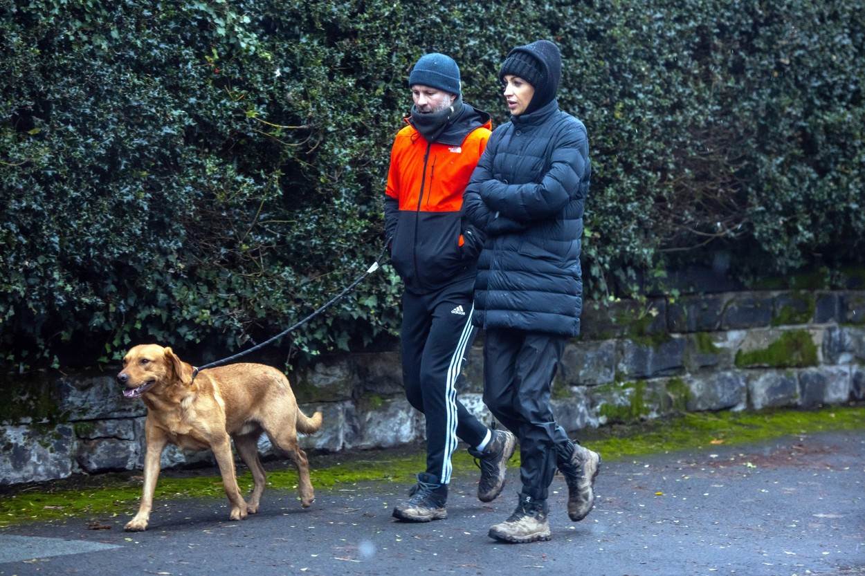 Ryan Giggs i Zara Charles