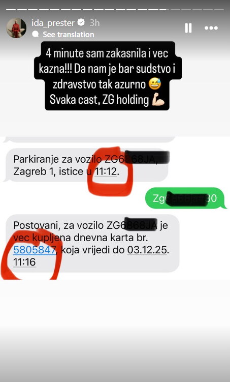 Ida Prester dobila kaznu za nepropisno parkiranje
