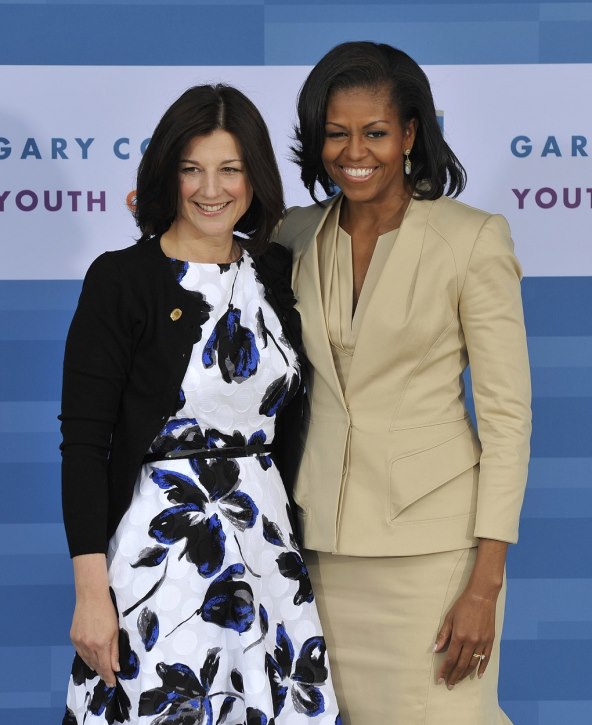Sanja Musić Milanović i Michelle Obama
