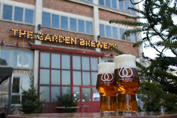 The Garden Brewery entrance