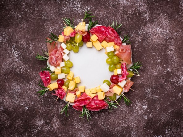 xmas plate