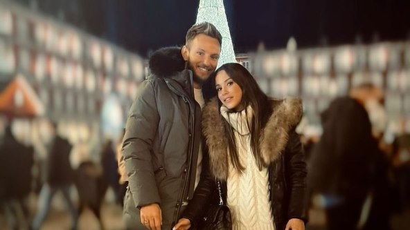 Ivan Rakitić i Raquel Mauri u šetnji gradom