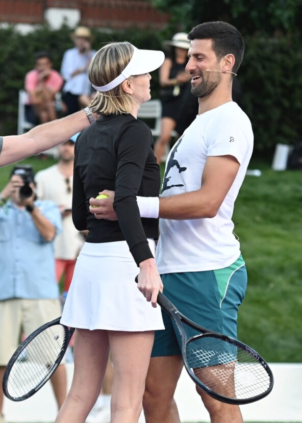 Charlize Theron, Novak Đoković
