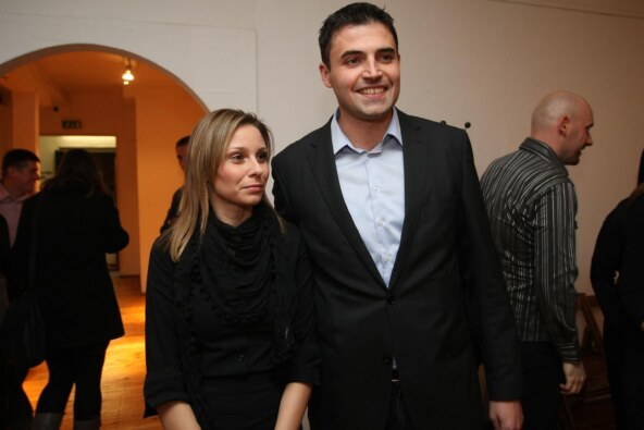 Davor Bernardić s bivšom suprugom Irenom