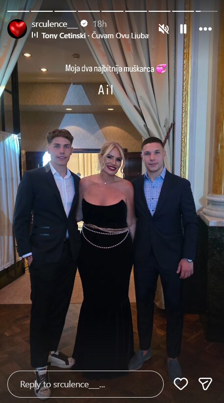 Iva Todorić sa sinovima Ivanom i Antom