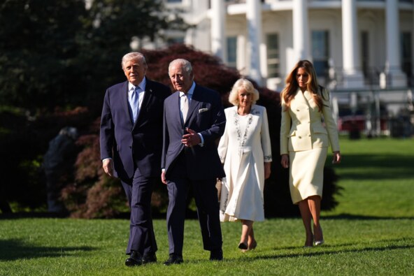 donald trump, melania trump, kraljica camilla, kralj charles