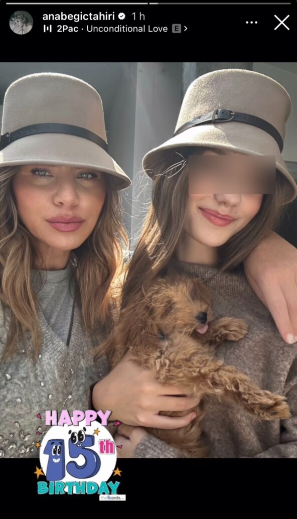 Ana Begić Tahiri s kćeri Lanom