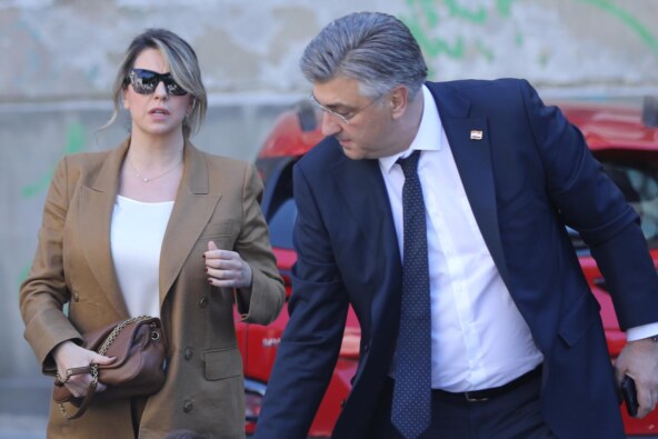 Andrej Plenković i Ana Maslać Plenković