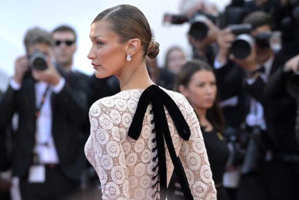 Bella Hadid Schiaparelli Cannes