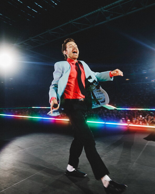 Harry Styles koncert Amsterdam Valentino outfit
