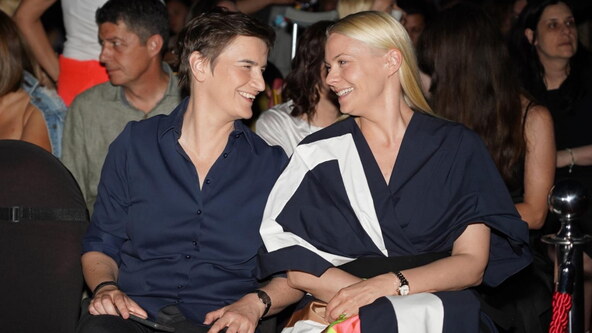 Ana Brnabić i Milica Đurđić
