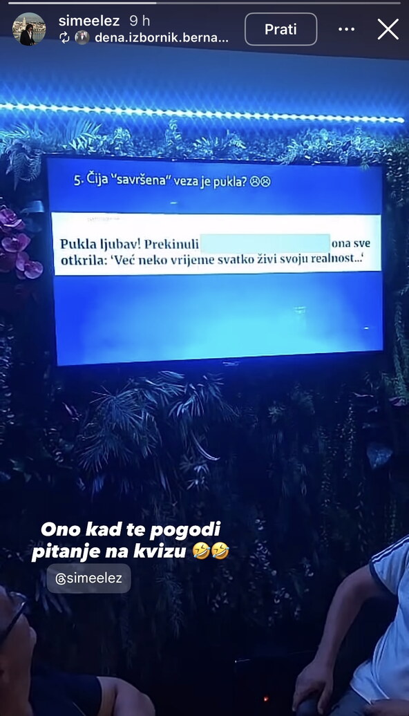 Šime Elez na kvizu