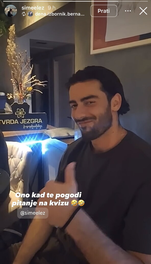 Šime Elez na kvizu