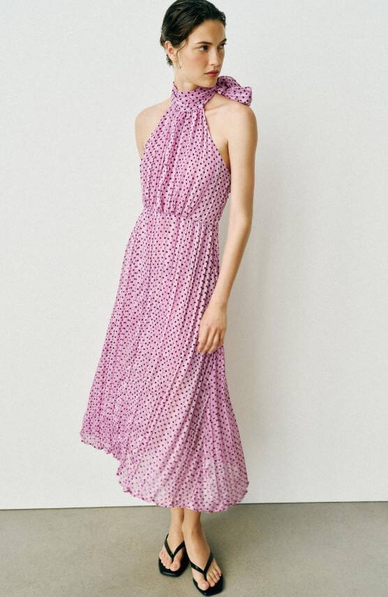 POLKA DOT HALTER MIDI DRESS/ ZARA/ 35.95 EUR