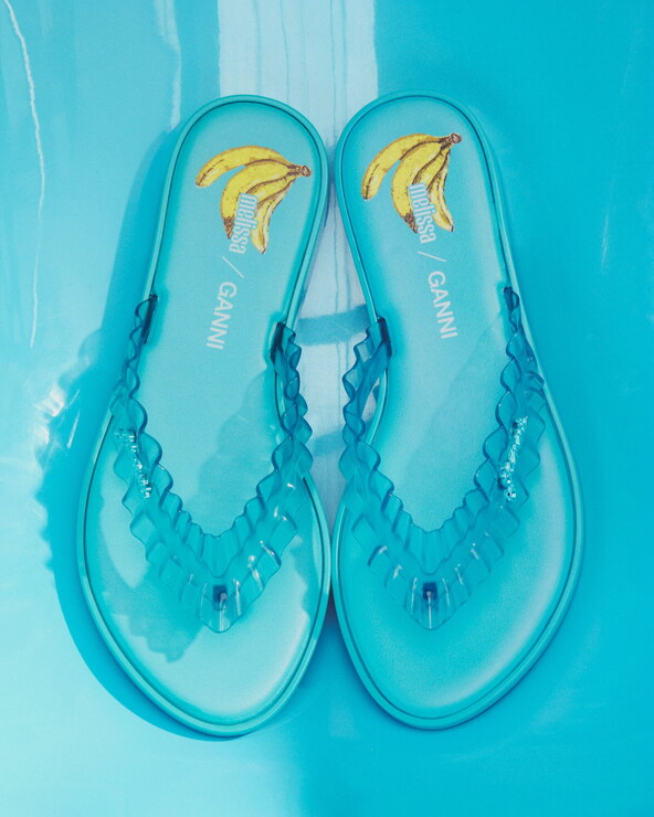 Ganni x Melissa jelly sandale